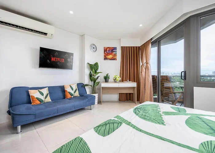 Comfort At Tambuli Residences Ocean View By Dominik With Pool Access & Balcony In Mactan Appartement