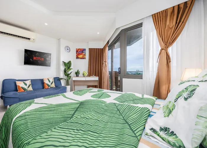 Appartement Comfort At Tambuli Residences Ocean View By Dominik With Pool Access & Balcony In Mactan *